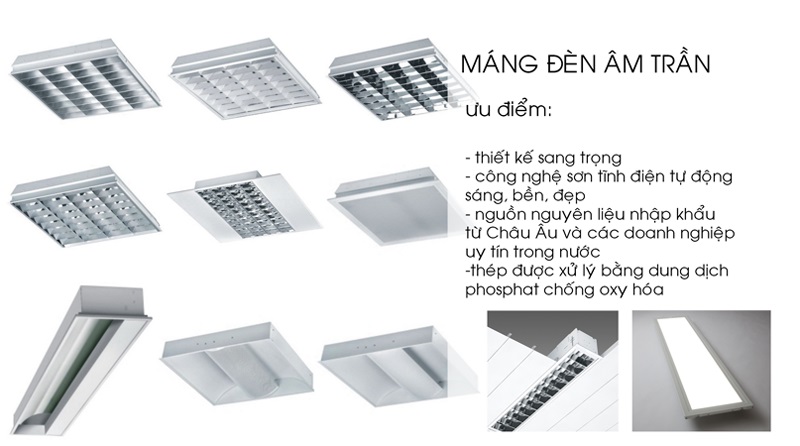 Bí quyết chọn máng đèn Paragon tốt nhất